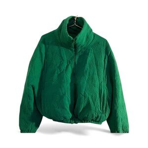 Urban Outfitters Emerald Quilted Jacket